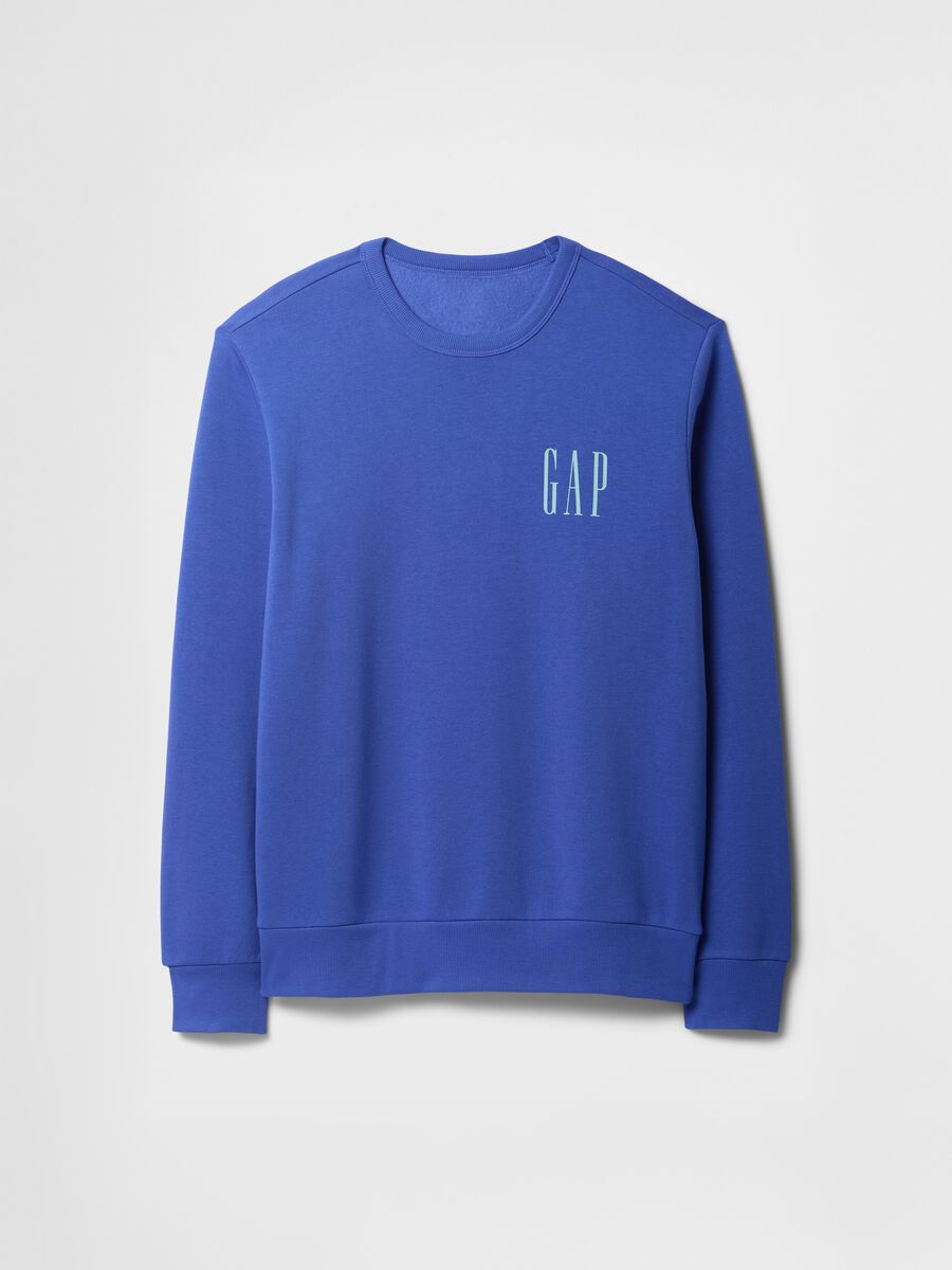 Gap blue sweatshirt in cotton and polyester blend_3