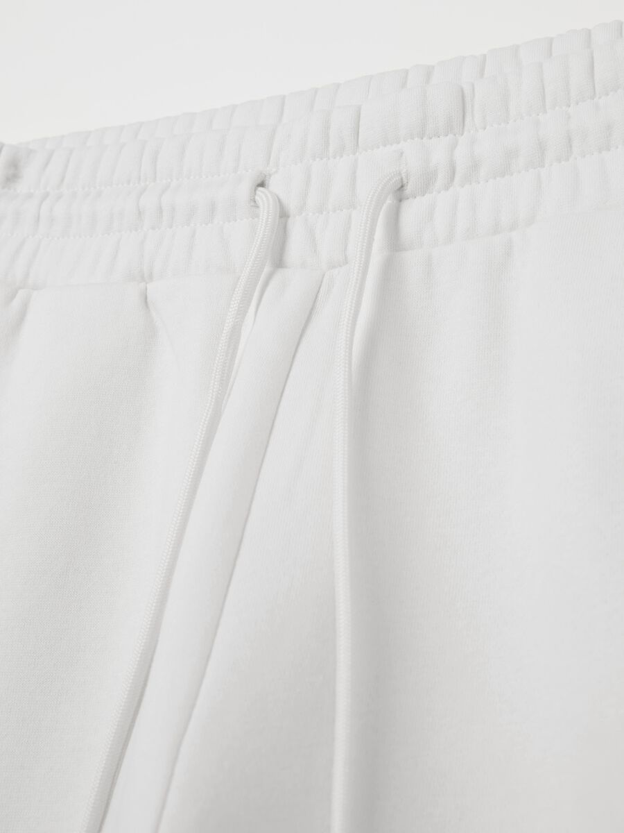 Fleece joggers with drawstring_5