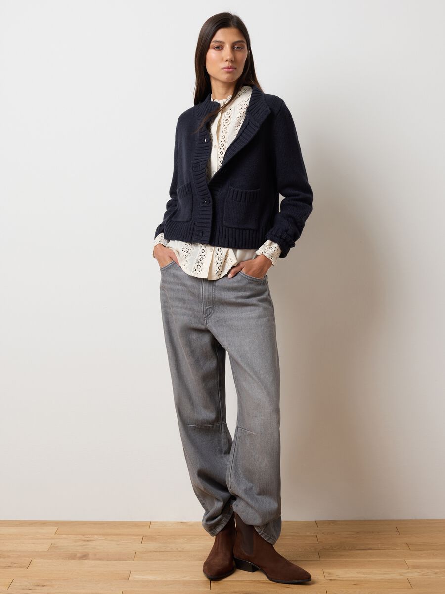Cardigan blu regular fit_2