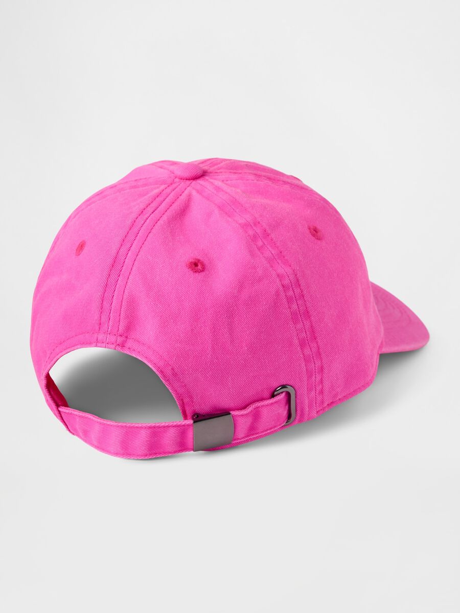 Fuchsia cotton baseball cap_1