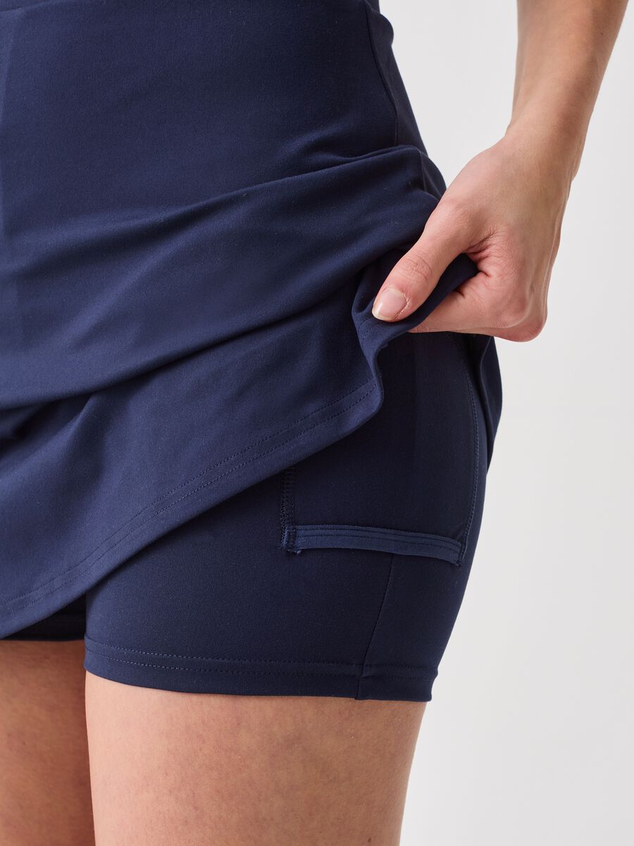 SLAZENGER light blue sports dress in stretch fabric_2
