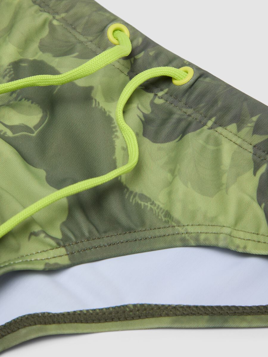 Green stretch swim briefs_2