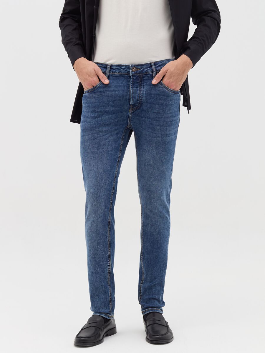 Jeans skinny fit cinque tasche_1