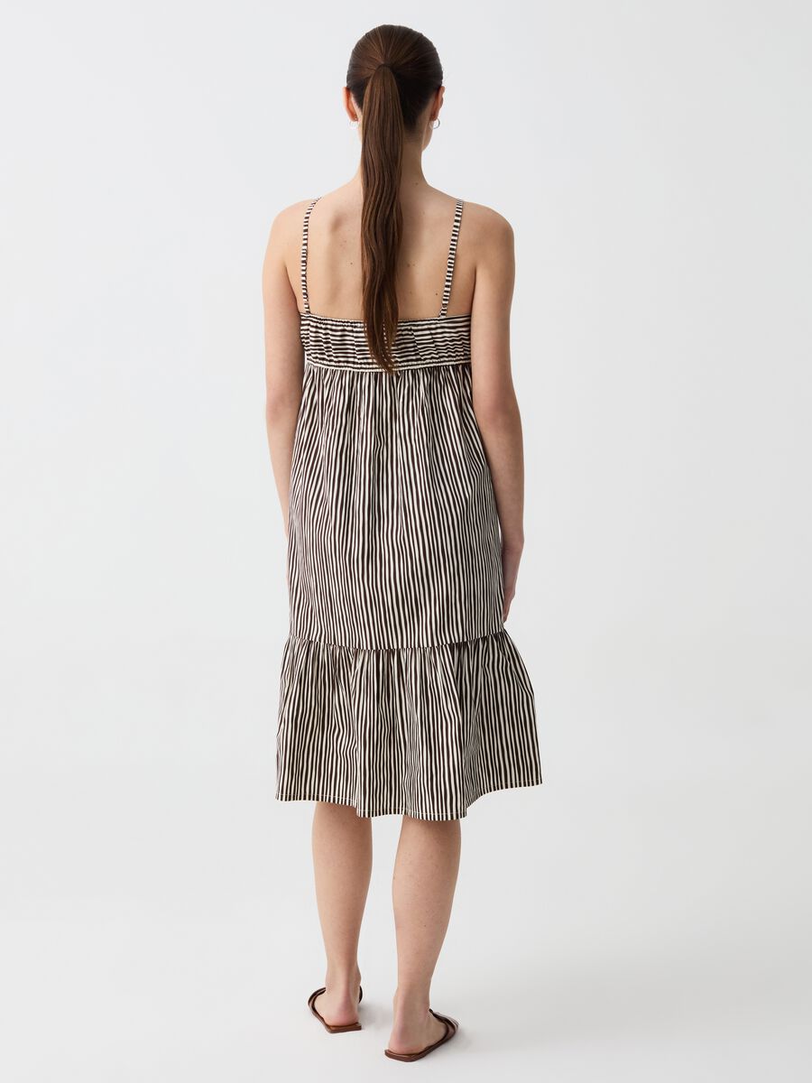 Midi dress with flounce_2