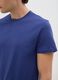 Men&rsquo;s blue fitted T-shirt in cotton_2