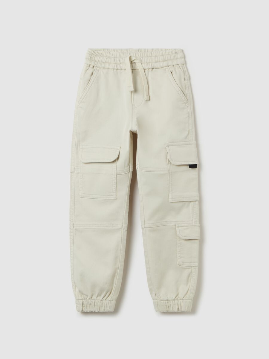 Cargo joggers with drawstring_0