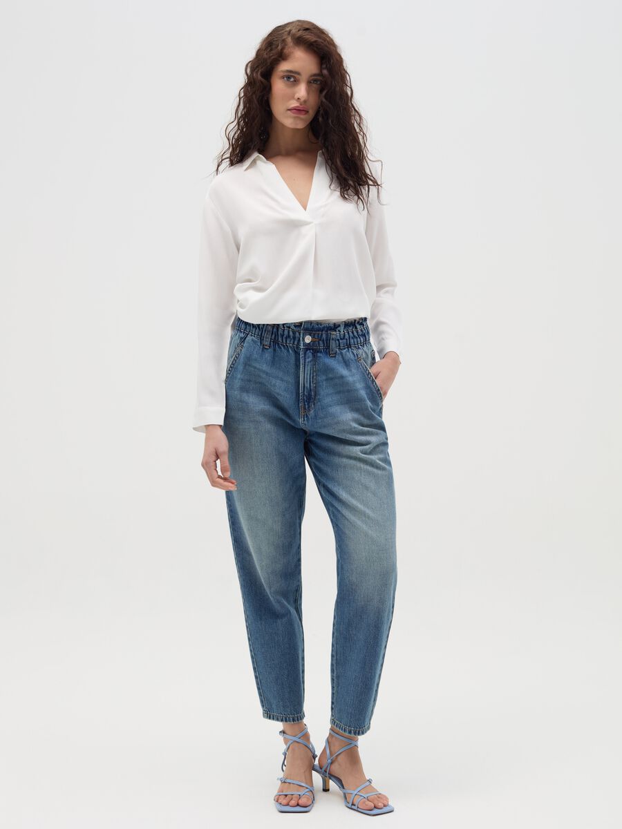 Cropped slouchy-fit jeans_0