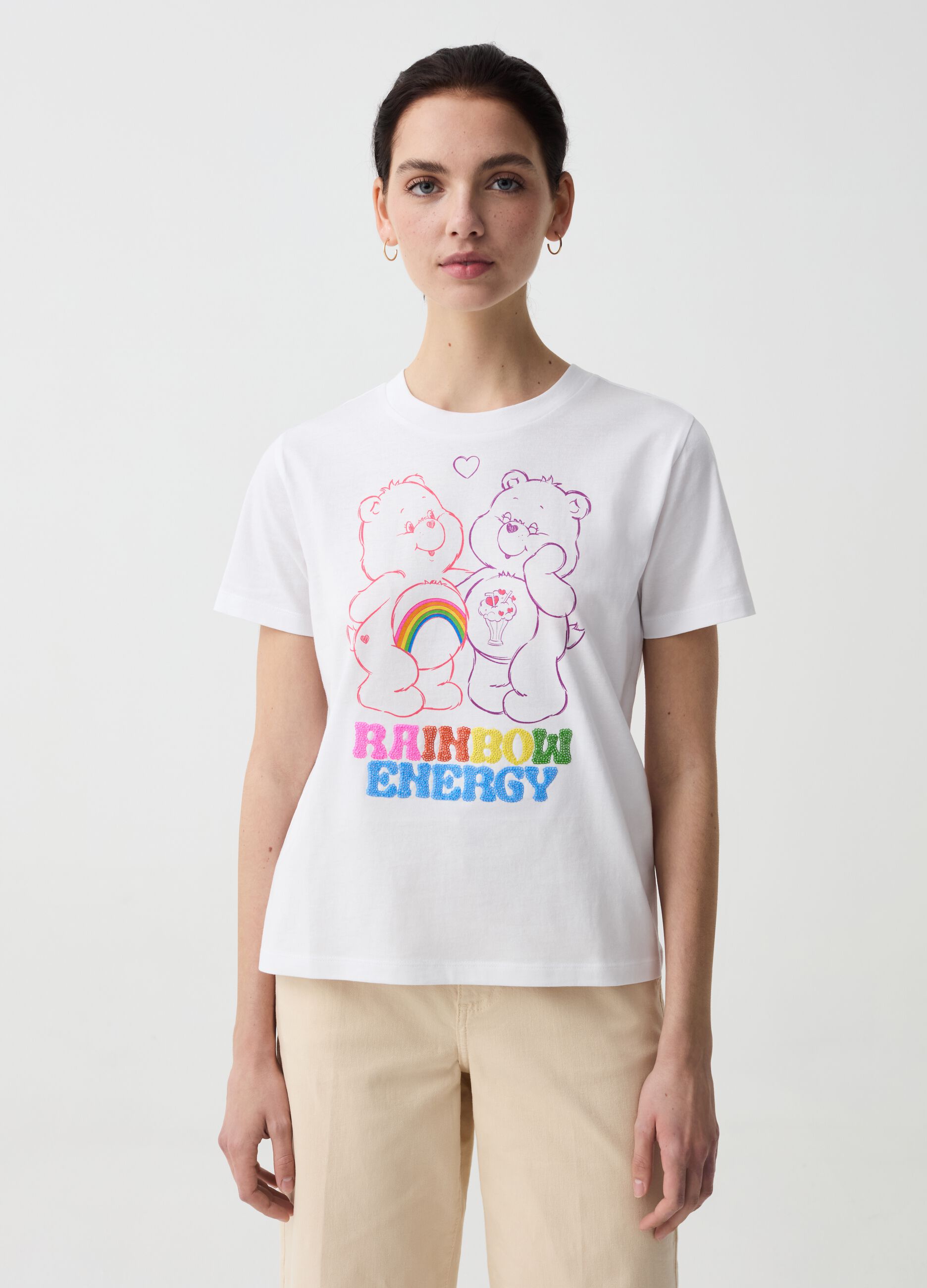 T-shirt with Care Bears print