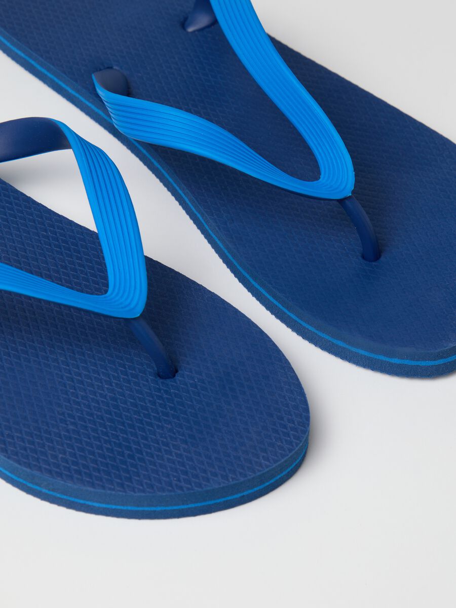 Men's multicolour flip-flops with anti-slip sole_2
