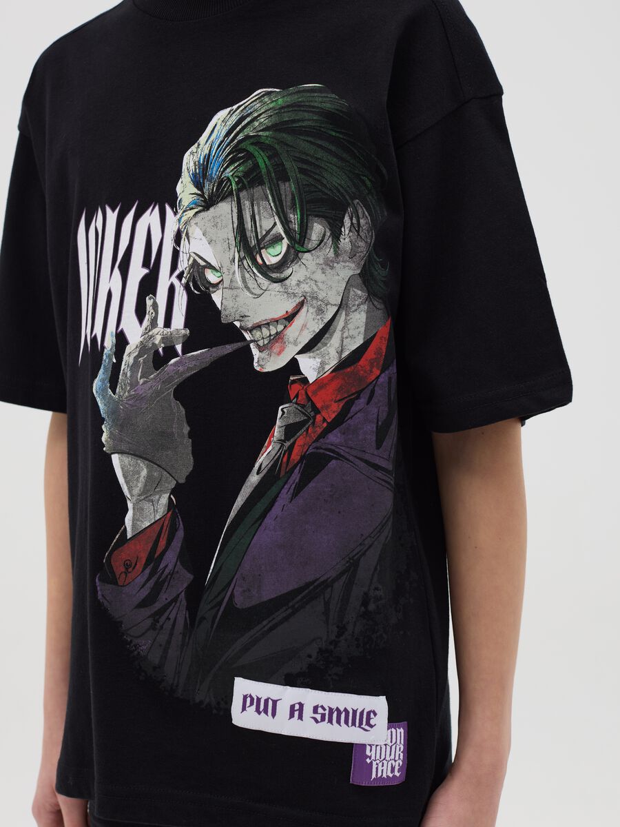Cotton T-shirt with The Joker print_1