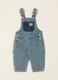 Baby viscose-blend denim dungarees_0