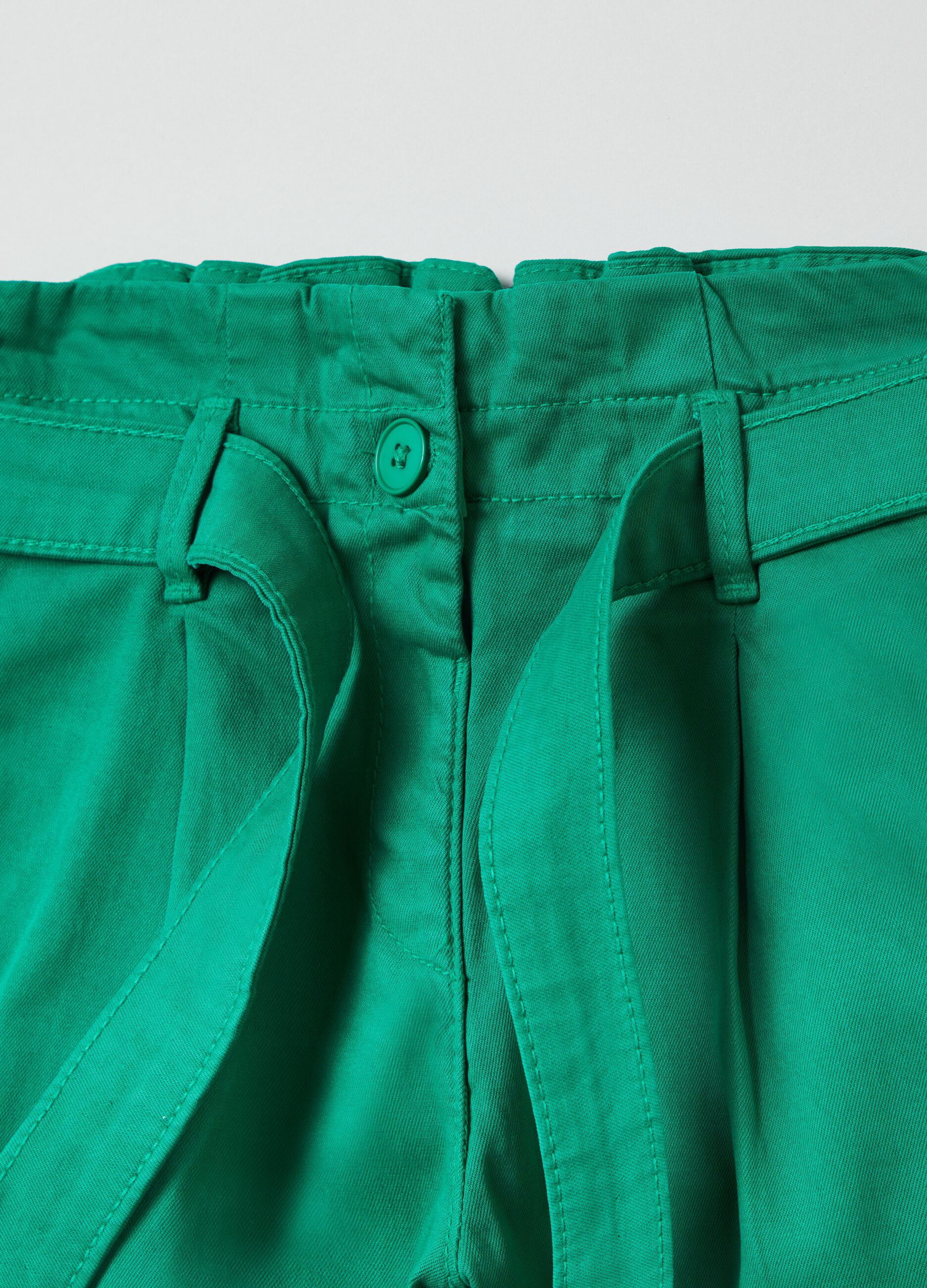 Shorts paper bag con cintura_2