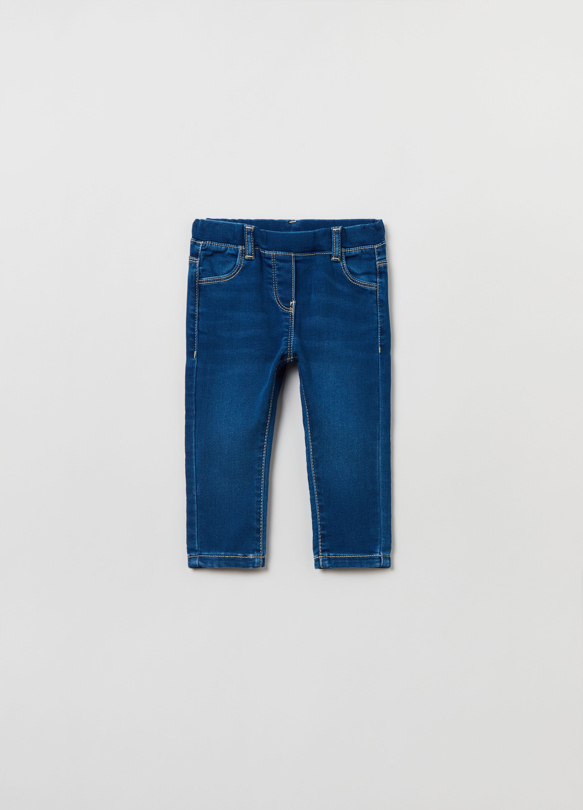 Jeggings stretch con tasche_0