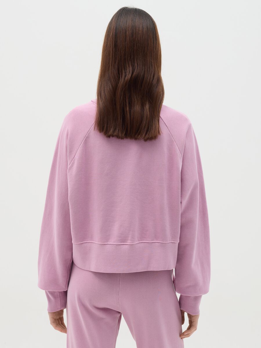 Cropped sweatshirt with logo print_3