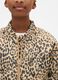 Beige Leopard Print Bomber Jacket_3