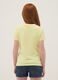 Girls&rsquo; yellow stretch cotton regular-fit T-shirt_1