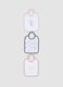 3-pack of multicolour organic cotton blend bibs for baby girls_0