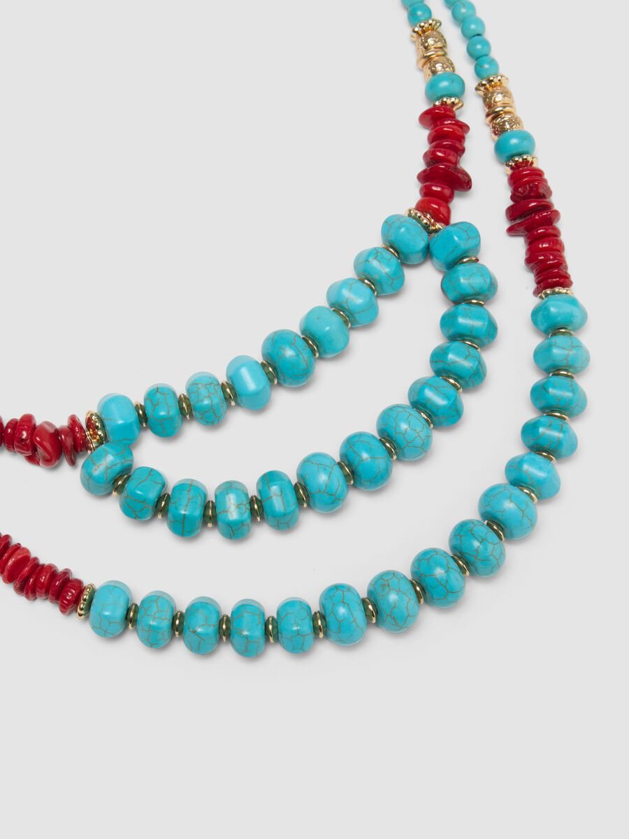 Multicolour gemstone necklace_2