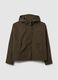 Brown waterproof jacket, regular fit_4