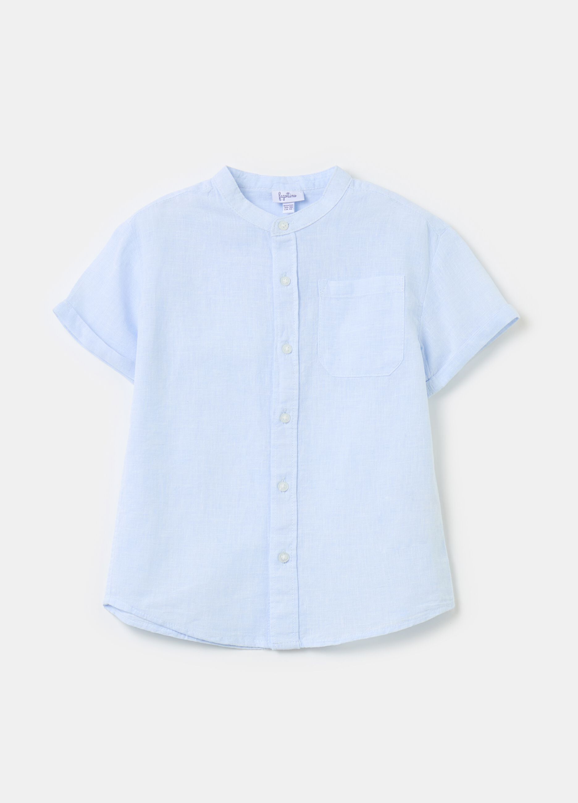 Cotton and linen shirt