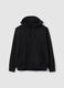 Oversized black cotton blend sweatshirt_4