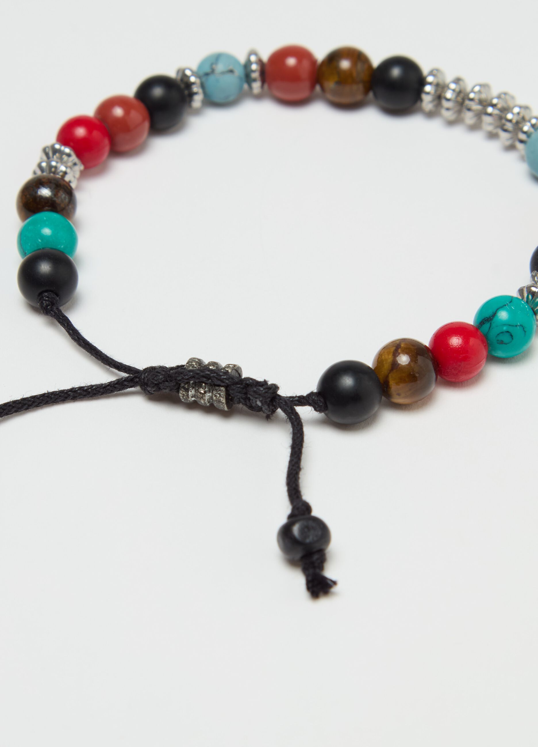 Bracelet with coloured beads