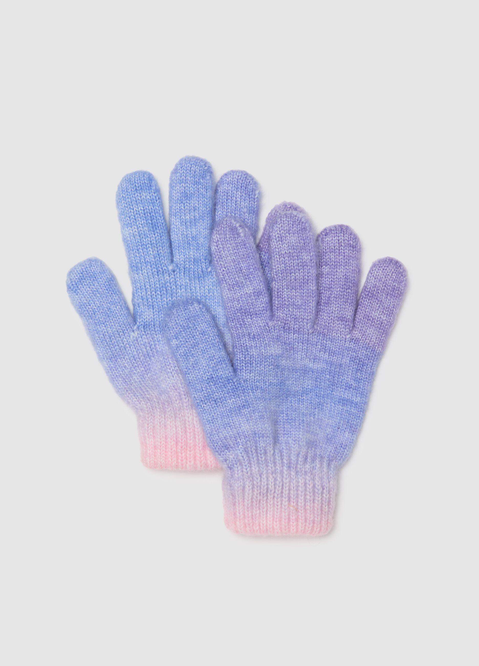 Guanti da bambina multicolor