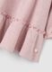 Baby girl's pink cotton dress with ruffles_2