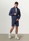 Grey cotton-blend sweatshirt with crew neck and zip, regular fit_1