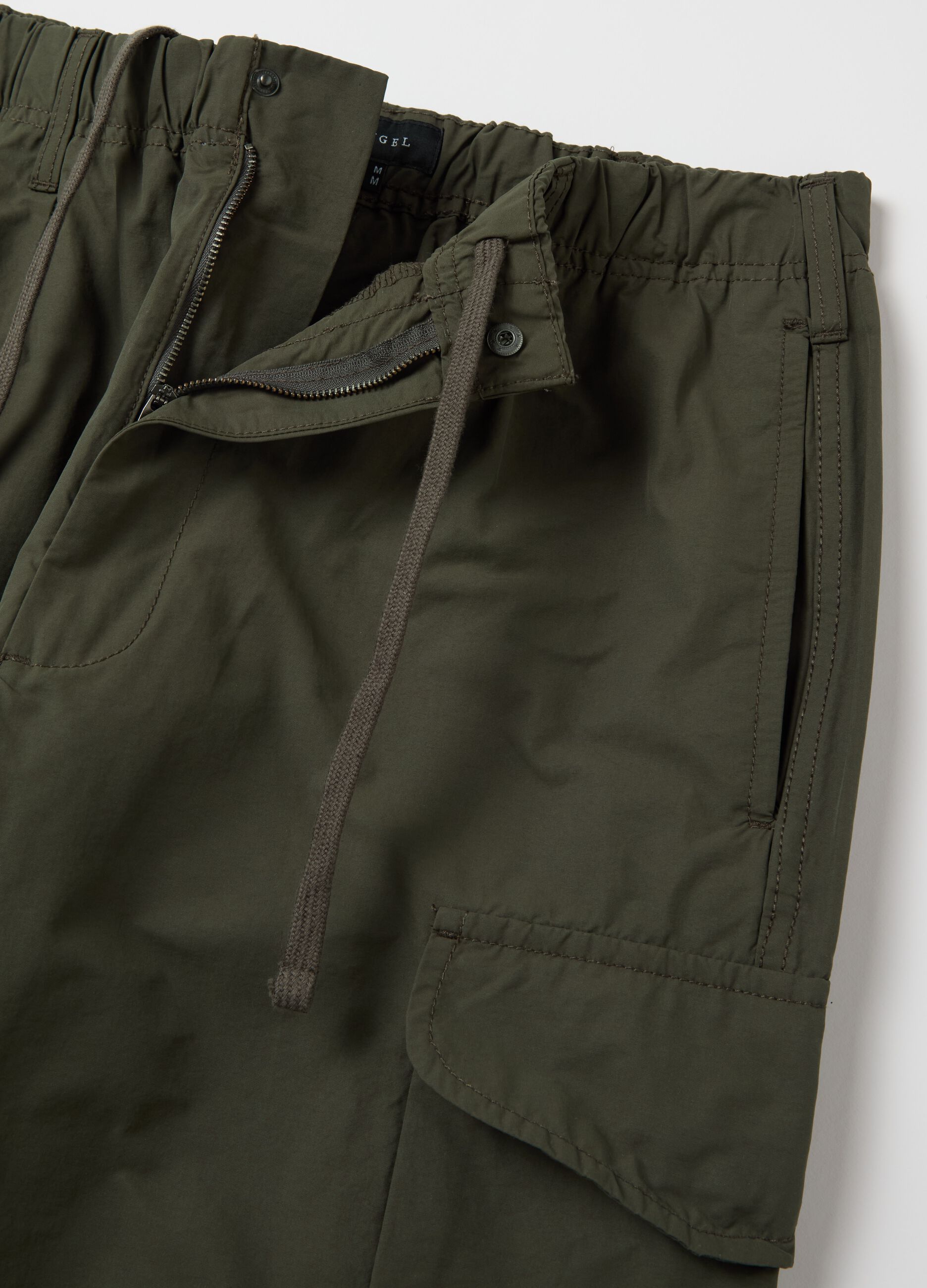 Pantaloni parachute con coulisse