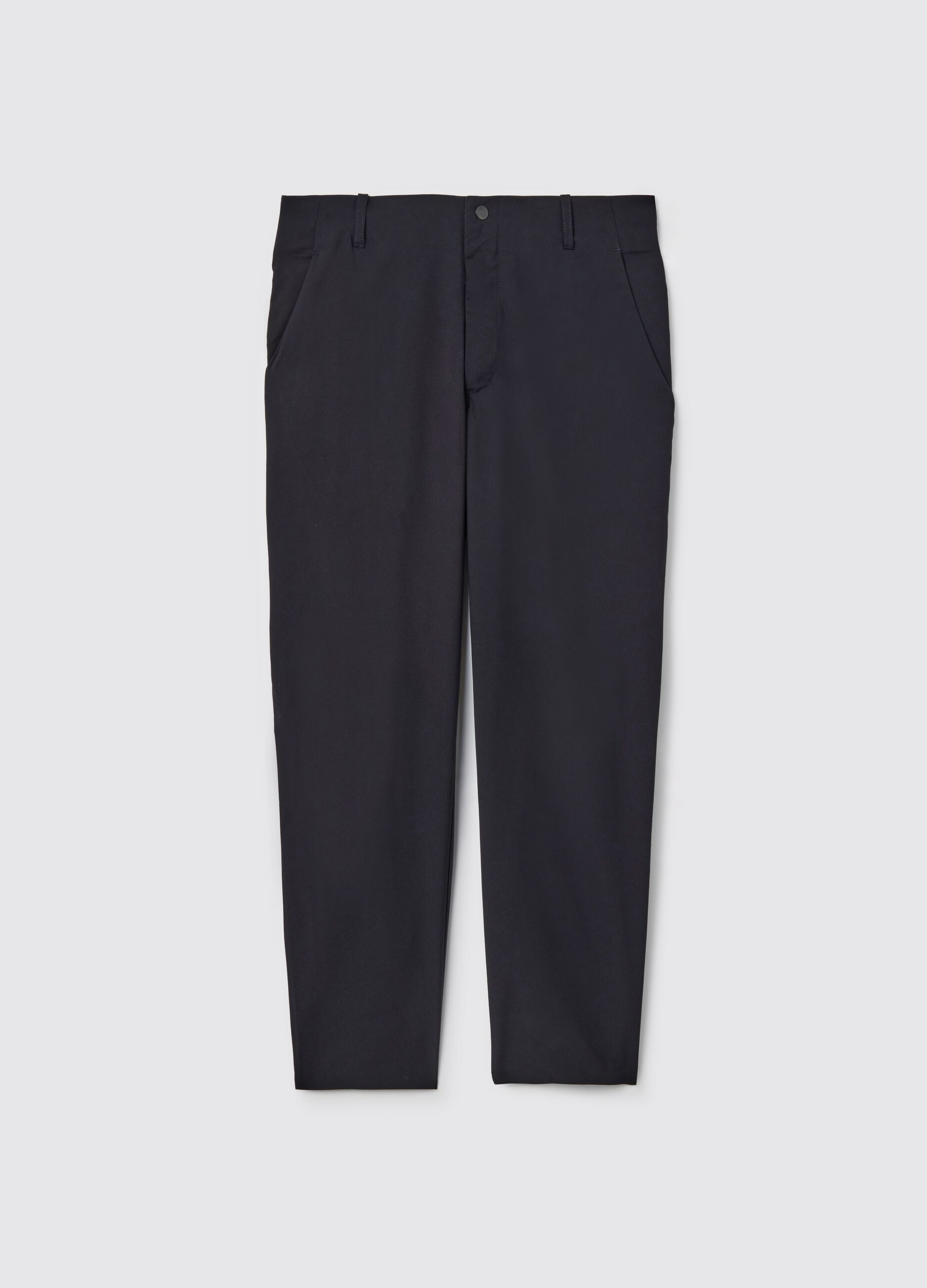 ALTAVIA STUDIO straight-leg technical fabric trousers