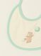 Two-pack of multicolour baby bibs with teddy bears in pure cotton_2