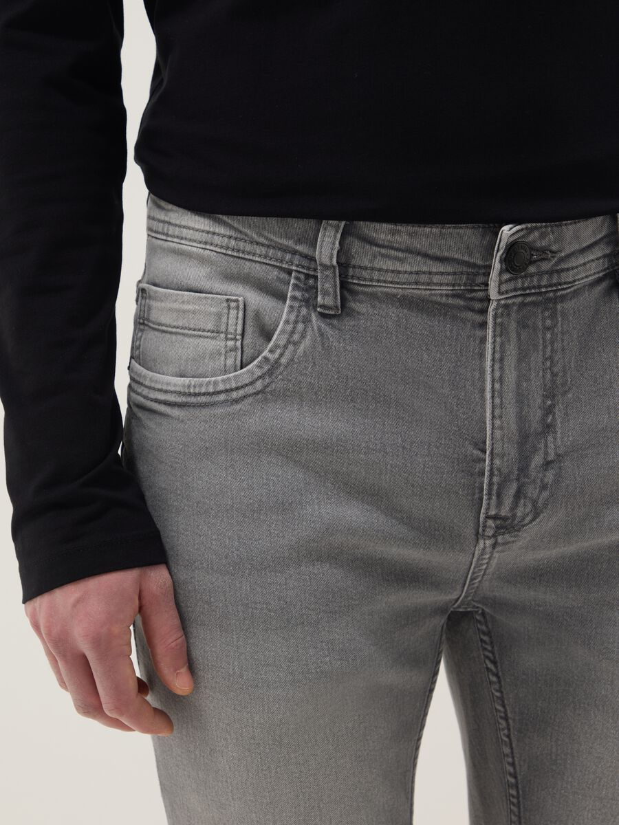 Grey super skinny cotton blend jeans_3