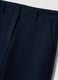 Pantaloni The Iconic Pants blu navy in misto viscosa straight fit_6