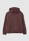Brown cotton blend sweatshirt regular fit_4