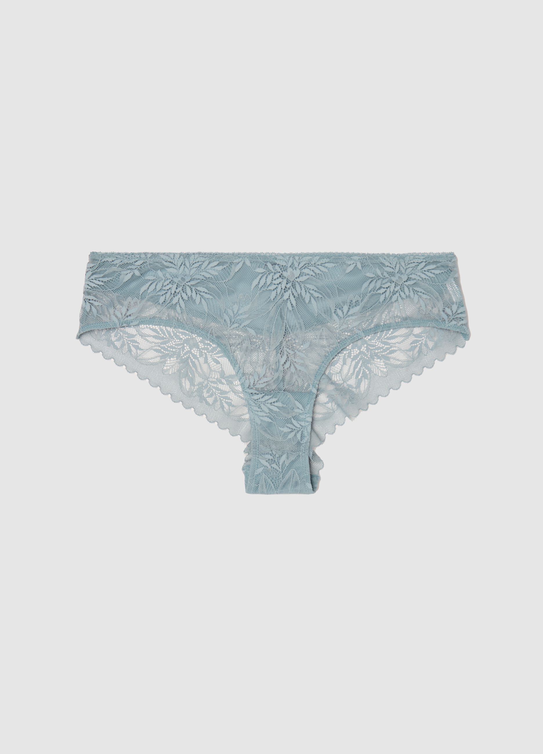 French knickers in foliage lace