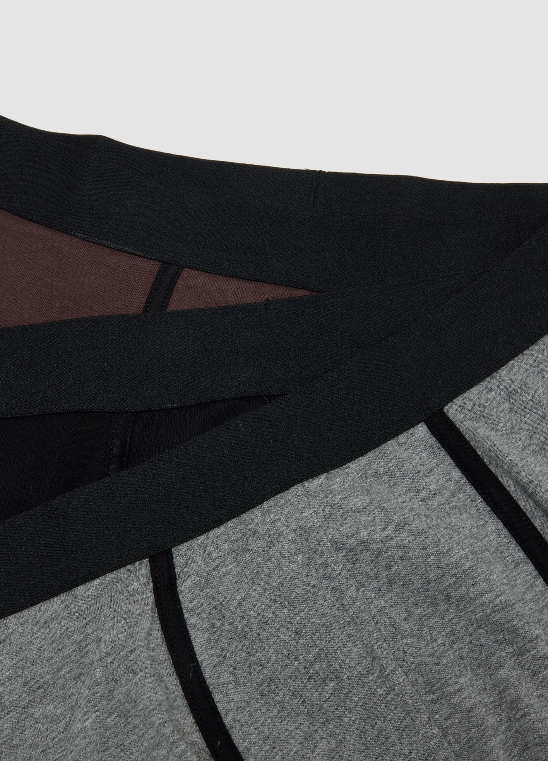 Three-pack of multicolour organic stretch cotton boxers
