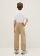 Boys' relaxed fit beige pure cotton jeans_1