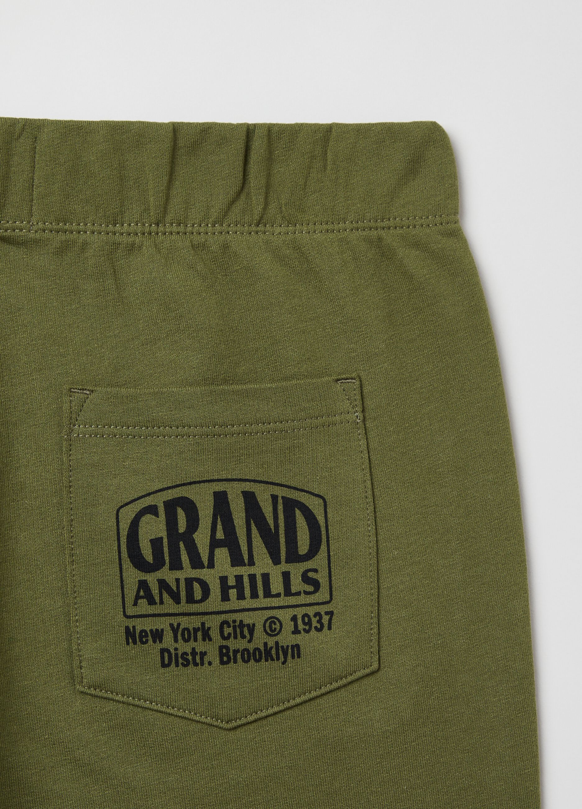 Shorts in felpa con stampa Grand&Hills_2