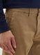 Brown slim fit stretch cotton trousers_3