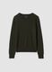 Green pure wool crew-neck jumper_0