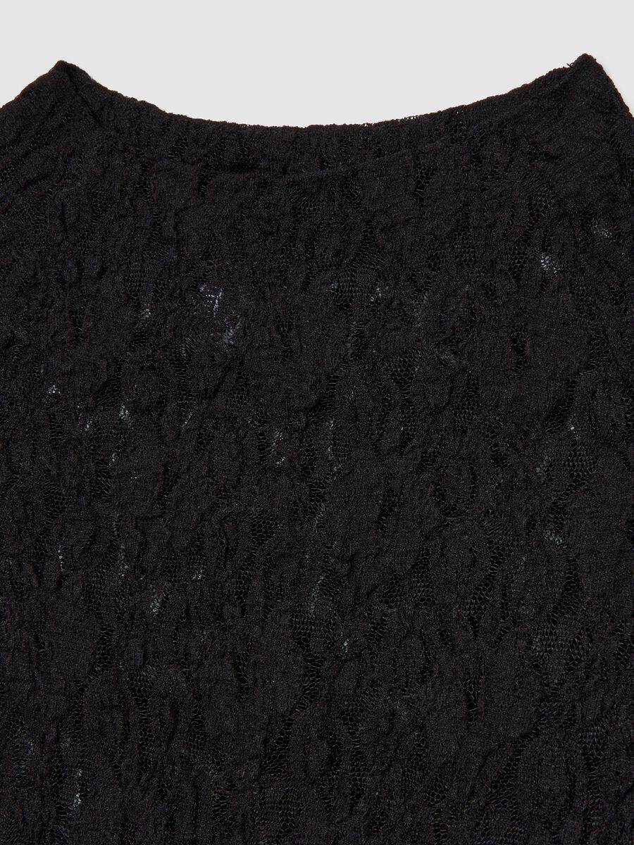 Black Lace Long Sleeve Top_1
