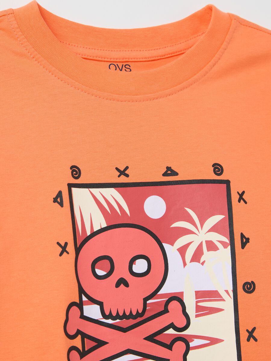 Cotton T-shirt with print_3