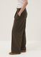 Green jogger trousers with regular fit and elastic waist_3