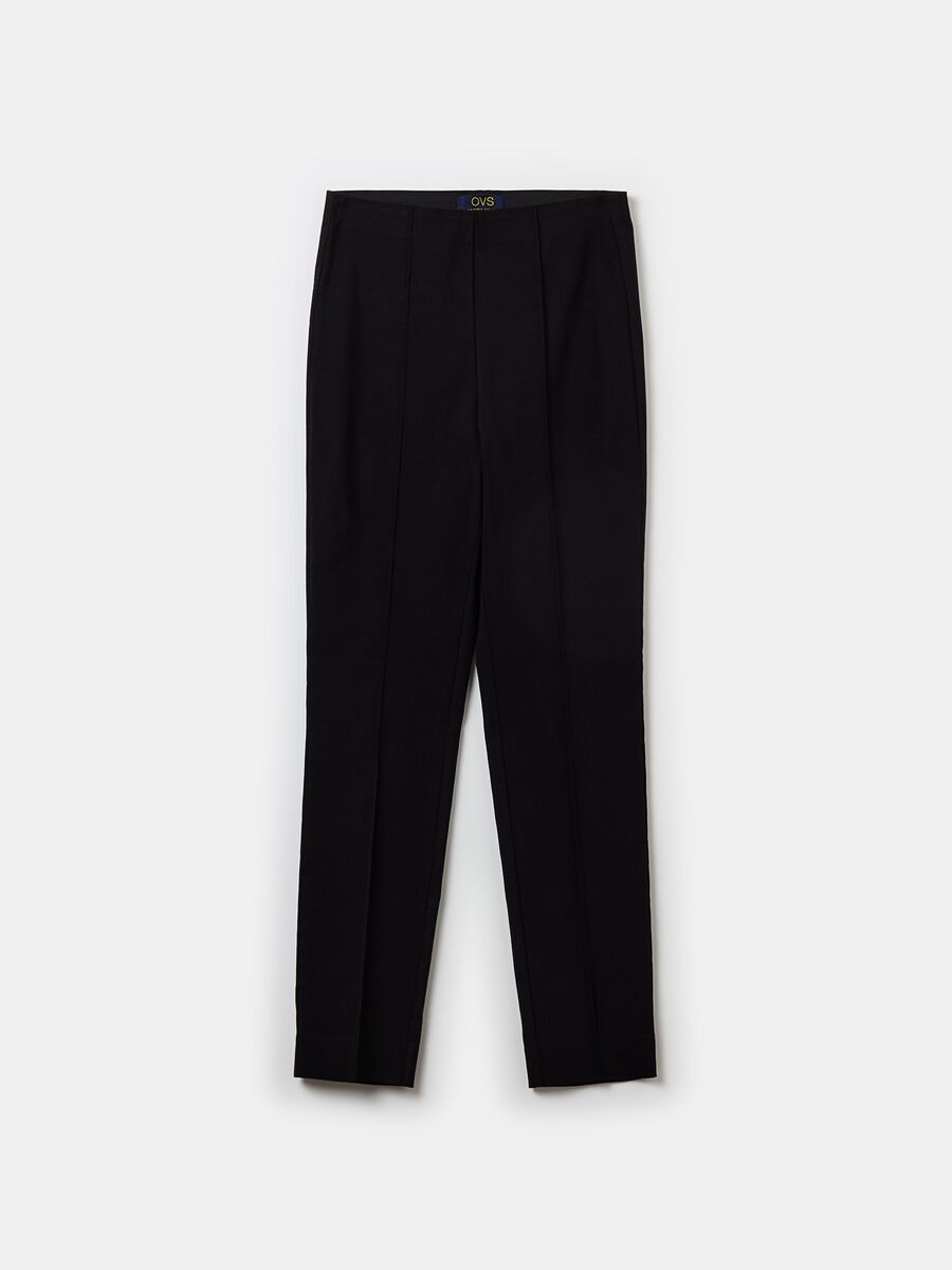 Leggings with raised stitching_4