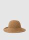 Light Brown Jersey Knit Cloche Hat_0