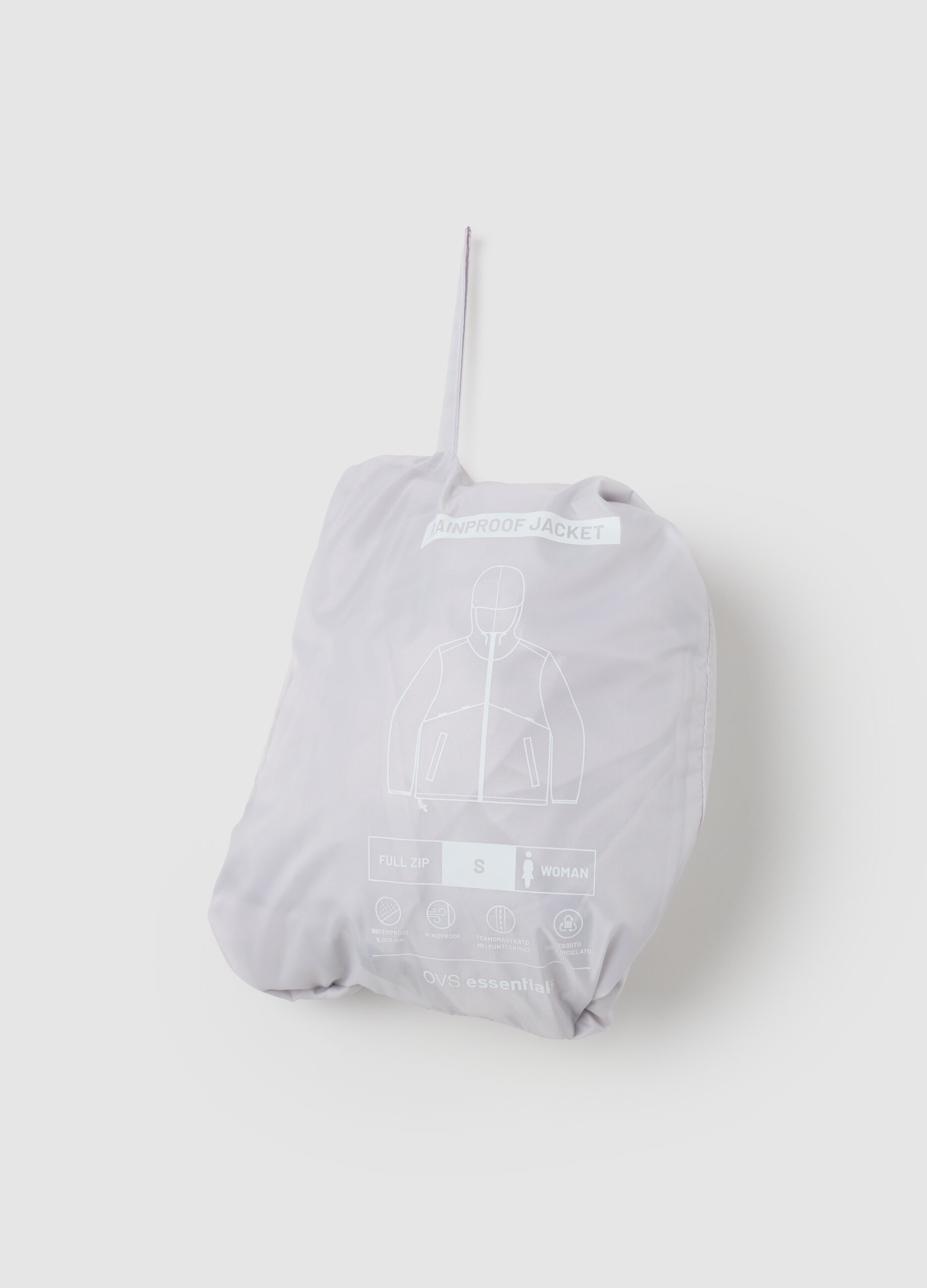 Women's White Waterproof Jacket