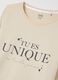 Pyjama top with "Tu Es Unique&rdquo; print_5