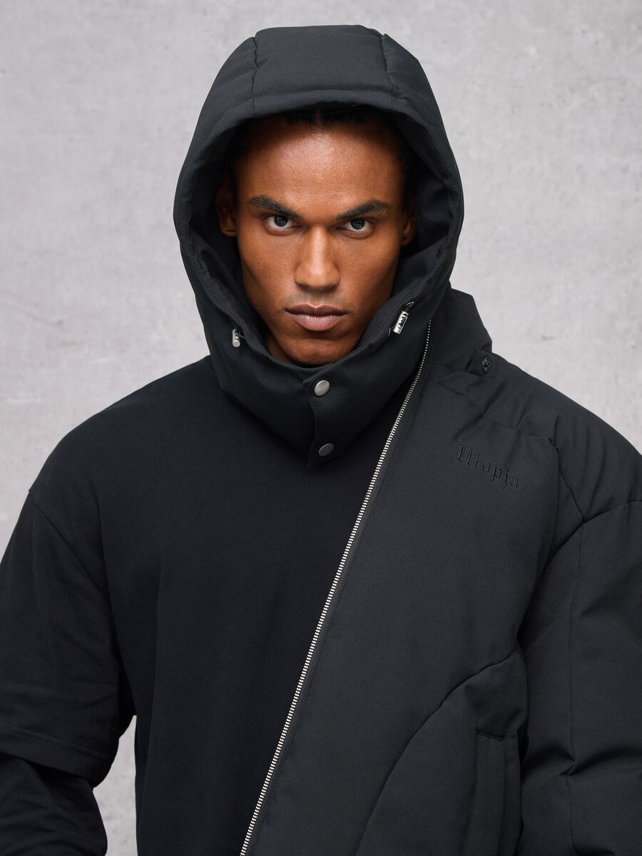 Technical Puffer Jacket Black_6