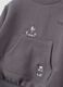 Grey ribbed organic cotton set with Mickey embroidery_3